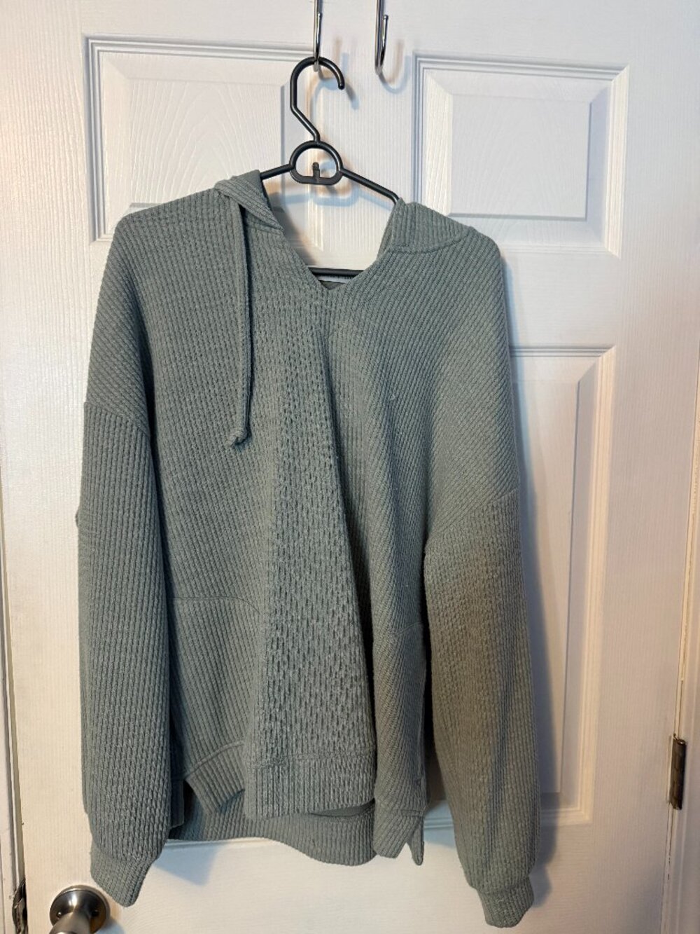 ribbed hoody size Large
